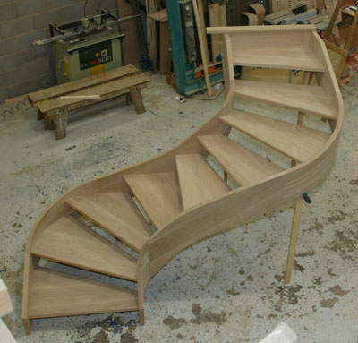 Oak Curved Staircase