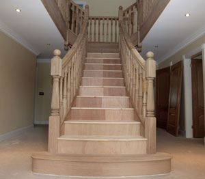 Oak Flared staircase