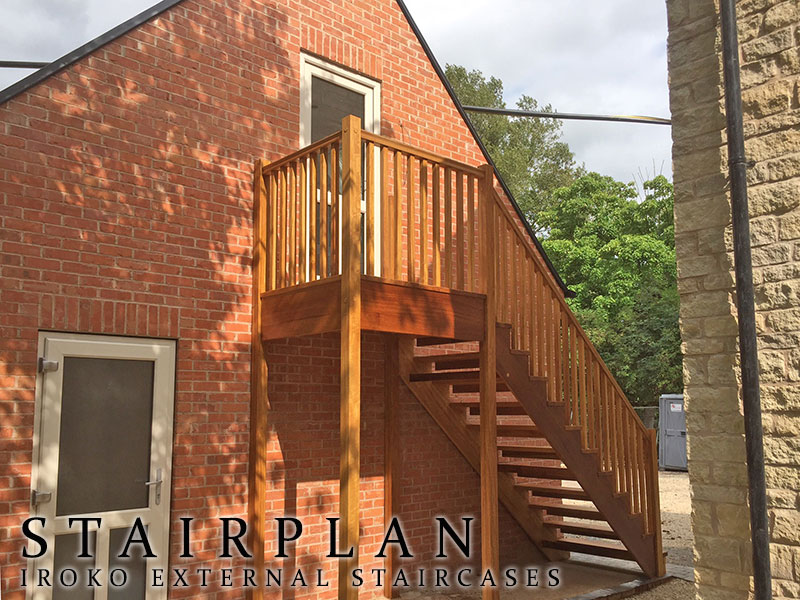iroko external stairs uk