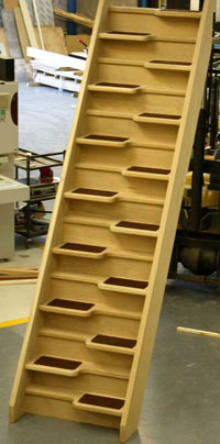 solid oak spacesaver staircase