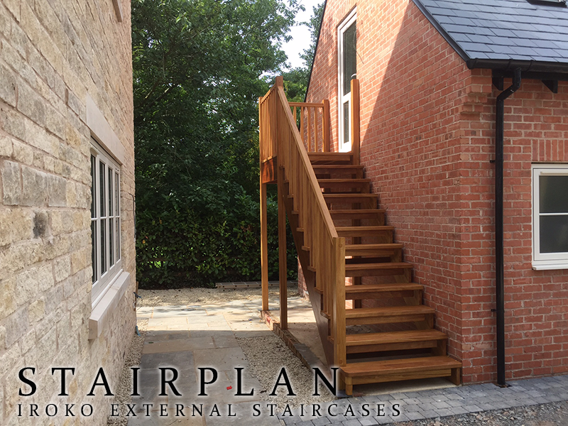 Hardwood External Staircase