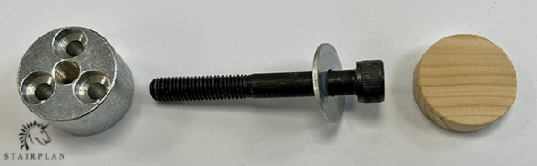 stelten handrail fixing kit pine pellet