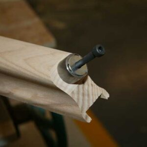 Stelten handrail fixing steel tenon