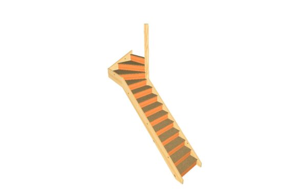 upper winder right turning staircase flight