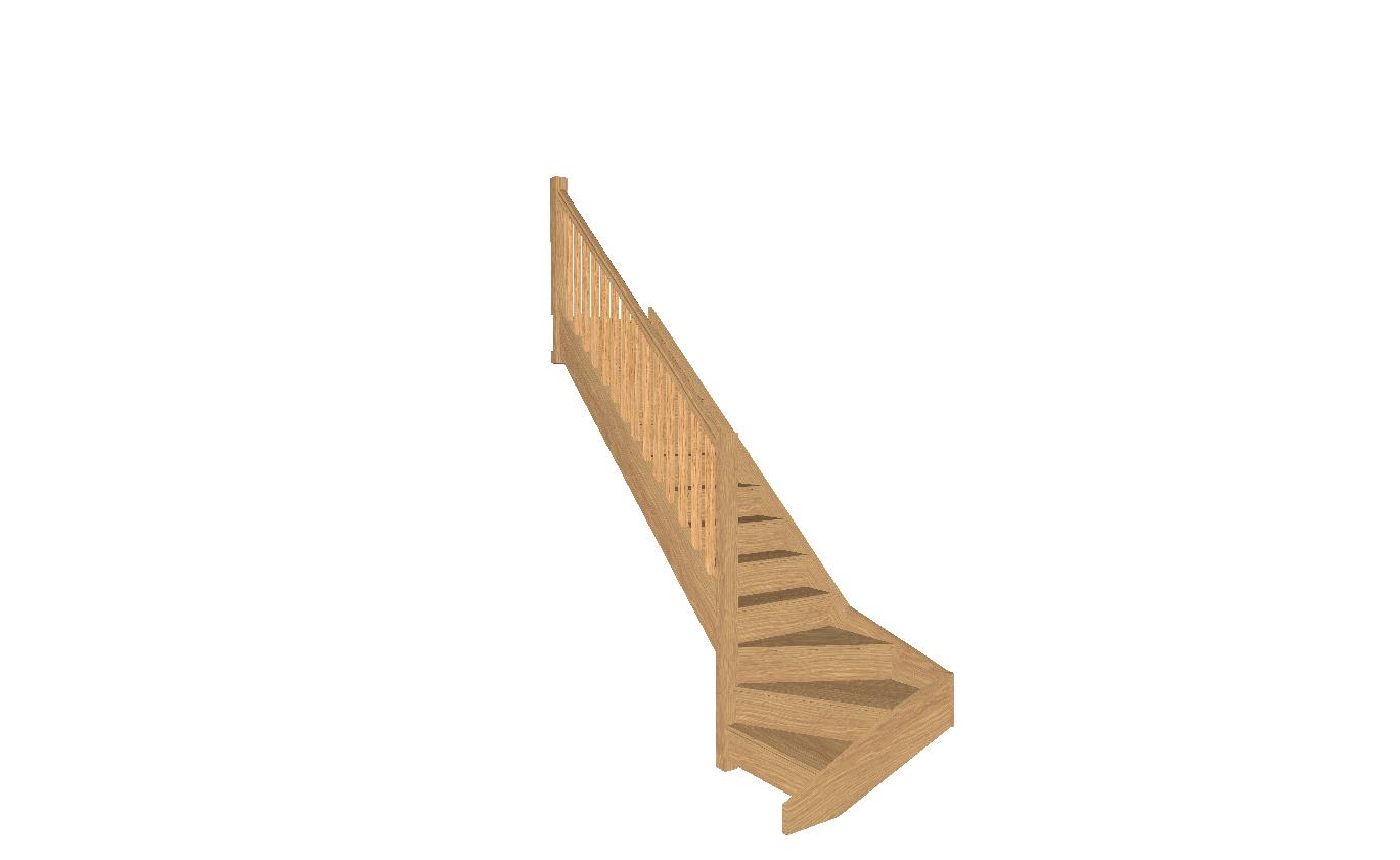 stairs uk oak bottom winder staircase