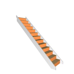 standard flight of stairs 2700mm rise