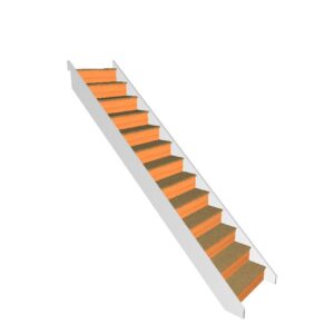 Standard Straight flight staircase 2600mm