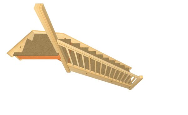 left turn winding staircase