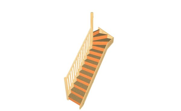 kite winder staircase left turn at the top