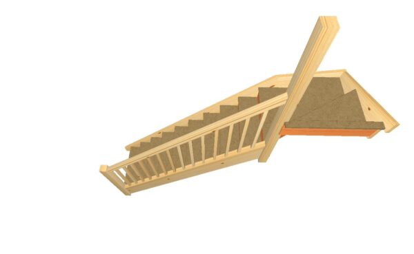 top turning winder flight of stairs