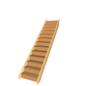 trade mdf straight staircase