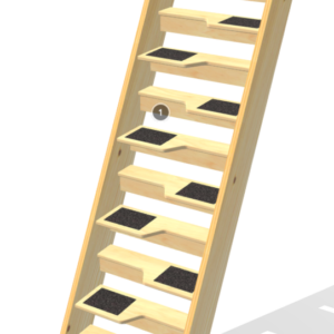 Birch 24 openplan loft staircase